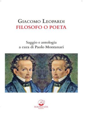 cover image of Giacomo Leopardi. Filosofo o poeta